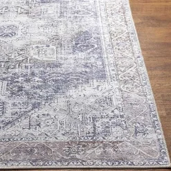 Kirklands Home Area Rugs|Amelie Navy Blue Classic Washable Area Rug, 7x10