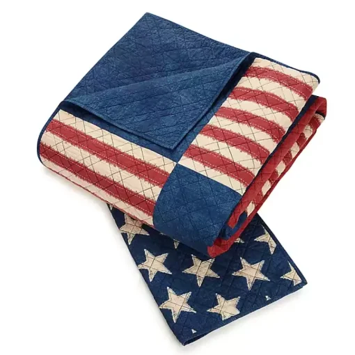 Kirklands Home Quilts|Americana Patch 3-pc. Full/Queen Quilt Set