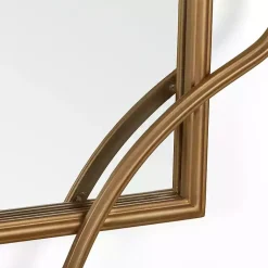 Kirklands Home Decorative Mirrors|Amir Bronze Metal Wall Mirror