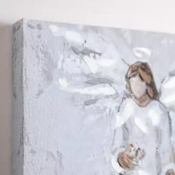 Kirklands Home Canvas Art|Angel with Bouquet Canvas Art Print