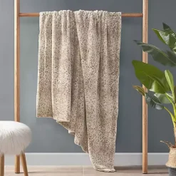 Online Animal Print Faux Fur Oversized Throw Blanket Blankets & Throws