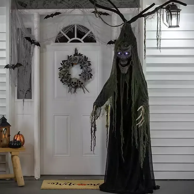 Discount Animated LED Tree Man Halloween Outdoor Décor Halloween