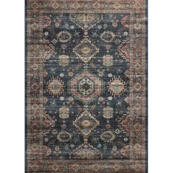 Kirklands Home Area Rugs|Anniston Denim Sunset Area Rug, 5x8