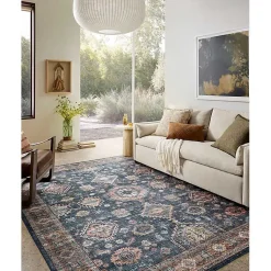 Kirklands Home Area Rugs|Anniston Denim Sunset Area Rug, 8x10