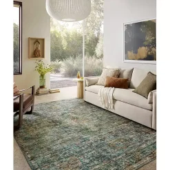 Kirklands Home Accent Rugs|Anniston Vintage Blue Accent Rug, 2x4