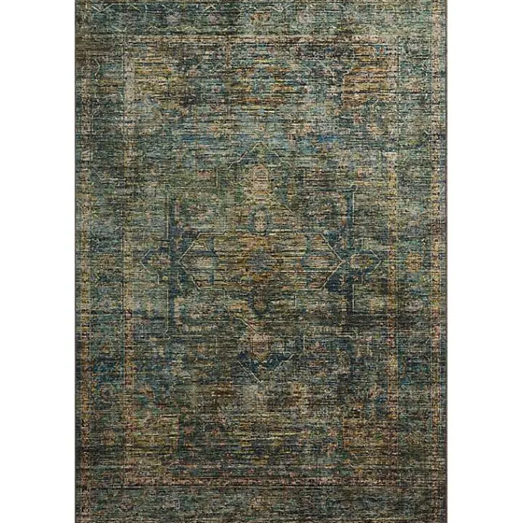 Kirklands Home Area Rugs|Anniston Vintage Blue Area Rug, 8x10