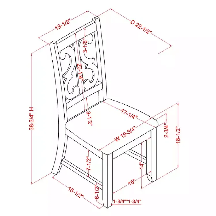 Kirklands Home Dining Chairs|Antique Blue Upholstered Dining Chairs, Set of 2