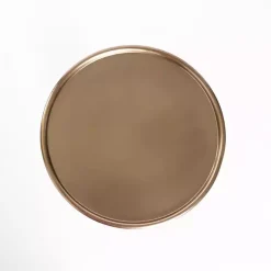 Kirklands Home Accent & End Tables|Antique Brass Metal Tripod Cocktail Table Gold