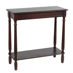 Kirklands Home Console Tables|Antique Wood Rachel Console Table Brown