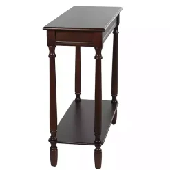 Kirklands Home Console Tables|Antique Wood Rachel Console Table Brown