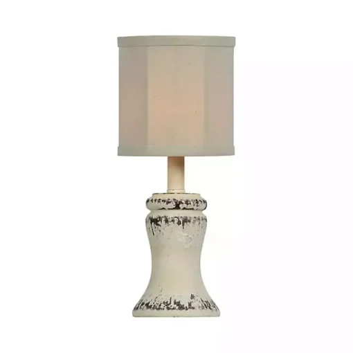Kirklands Home Table Lamps|Antique Cream Bella Mini Lamps, Set of 2 White
