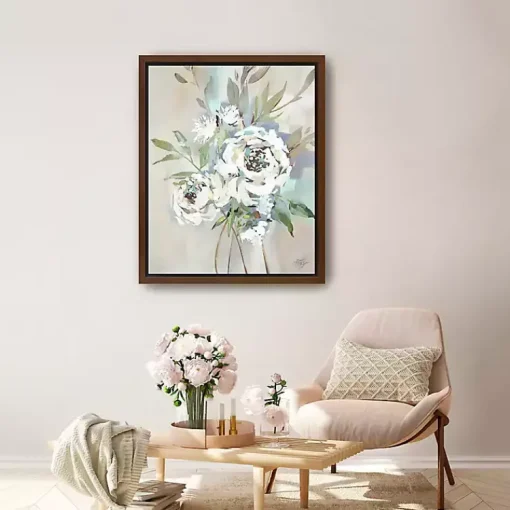 Kirklands Home Framed Art|Antique Rose II Framed Canvas Art Print