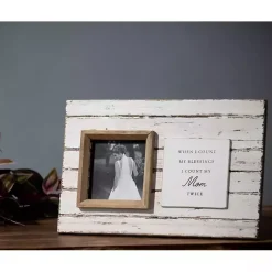 Hot Antique White Wooden Mom Picture Frame Picture Frames