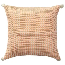 Sale Apricot Trapeze Organic Cotton Throw Pillow Pillows