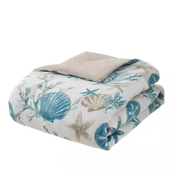 Kirklands Home Comforters|Aqua Coastal 7-pc. Queen Comforter Set