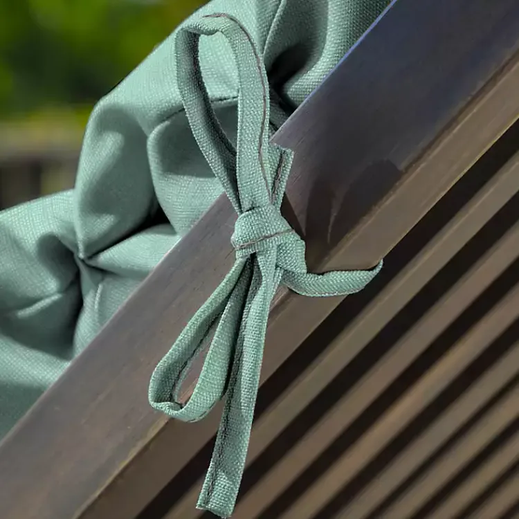 Kirklands Home Outdoor Cushions & Pillows|Aqua Leala Texture Outdoor Chaise Cushion Blue