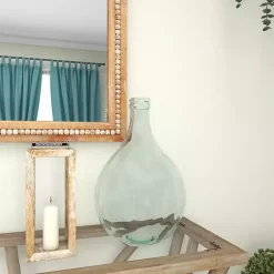 New Aqua Teardrop Glass Tabletop Decorative Vase Vases