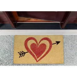 Clearance Arrow Through the Heart Doormat Valentines Day Decorations