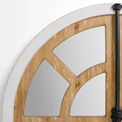 Kirklands Home Decorative Mirrors|Artemis Arched Door Wood Wall Mirror