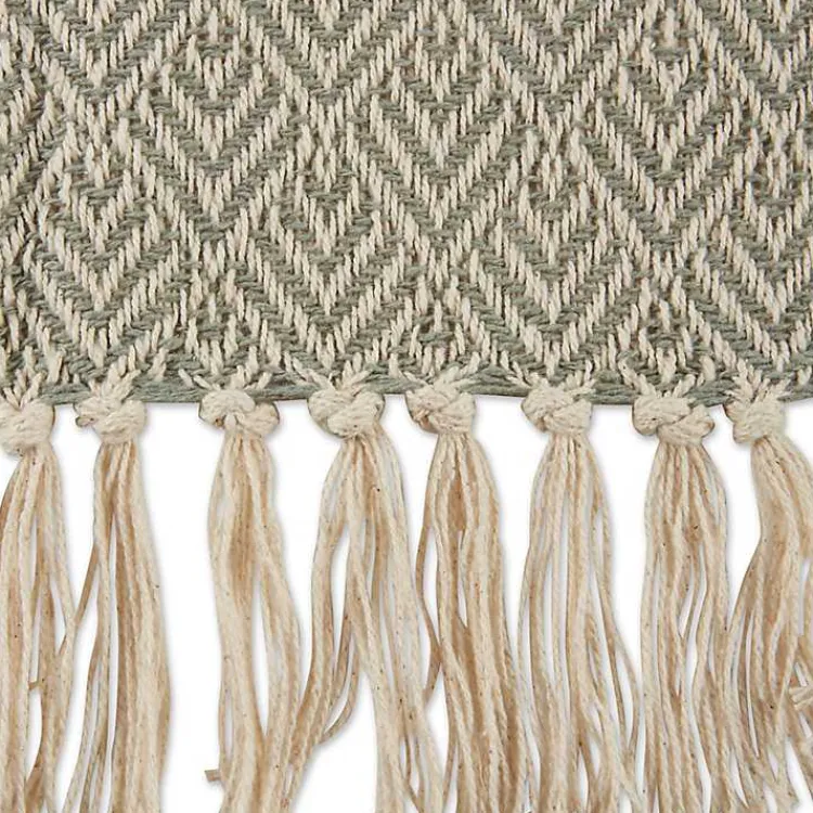 New Artichoke Diamond Fringe Throw Blankets & Throws