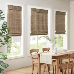 Kirklands Home Curtains & Drapes|Ash Bamboo Light Filtering Roman Shade, 33 in. Brown