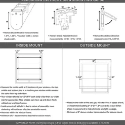 Kirklands Home Curtains & Drapes|Ash Bamboo Light Filtering Roman Shade, 33 in. Brown