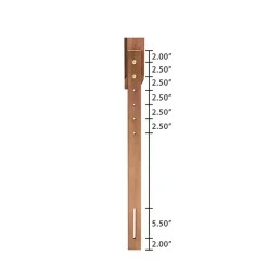 Kirklands Home Beds & Headboards|Ash Walnut Wood Panel Full Headboard Brown