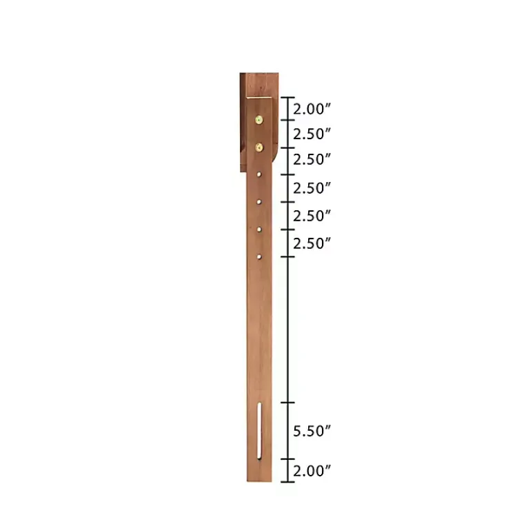 Kirklands Home Beds & Headboards|Ash Walnut Wood Panel Full Headboard Brown