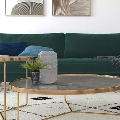 New Asparagus Fern in Tall Black Planter Arrangements & Greenery