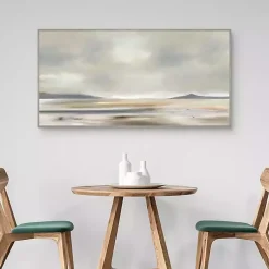 Kirklands Home Canvas Art|At Peace Framed Canvas Art Print Gray