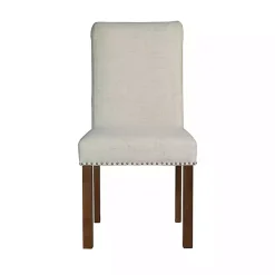 Kirklands Home Dining Chairs|Aubrey Natural Upholstered 2-pc. Dining Chair Set Tan