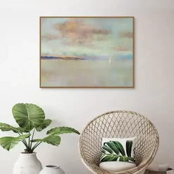 Kirklands Home Canvas Art|August Morning Framed Canvas Art Print