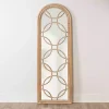 Kirklands Home Full Length & Floor Mirrors|Aurora Natural Overlay Leaner Mirror