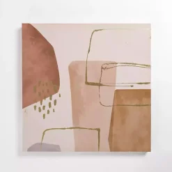 Kirklands Home Canvas Art|Autumn Abstract Canvas Art Print Pink