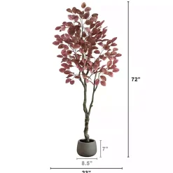 New Autumn Dogwood Tree in Decorative Planter, 6 ft. Trees & Topiaries