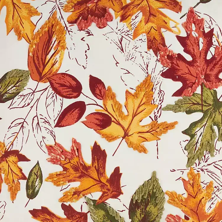 Kirklands Home Table Linens|Autumn Foliage Outline Harvest Table Runner