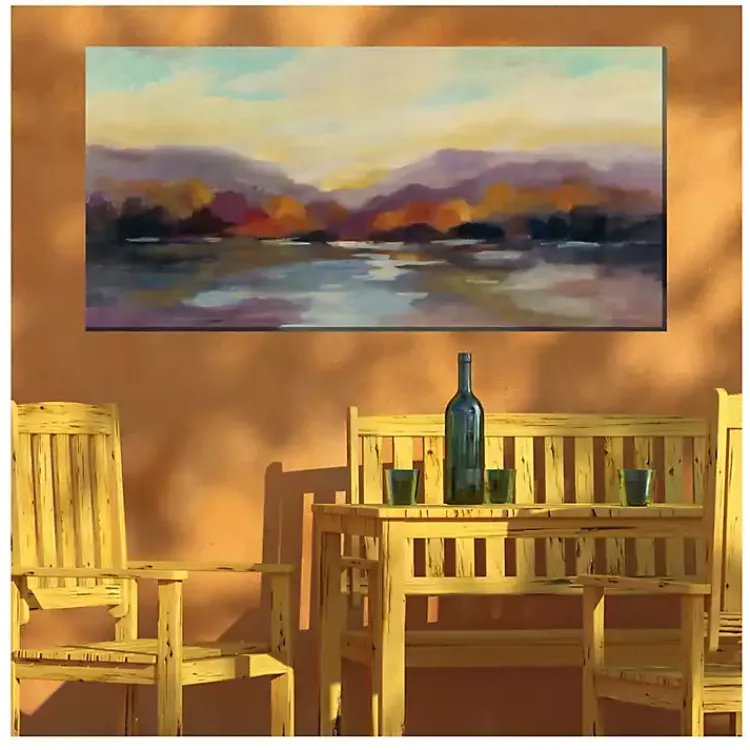 Kirklands Home Outdoor Wall Decor|Autumn Glow Outdoor Canvas Art Print