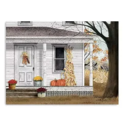 Online Autumn Greetings Canvas Art Print, 32x24 in. Fall