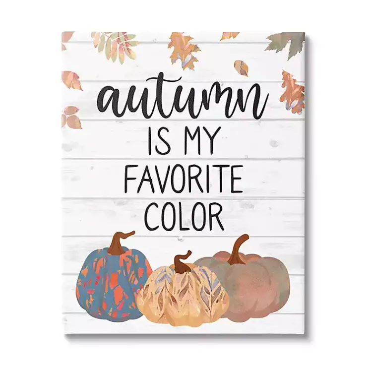 Online Autumn is My Favorite Color Wall Plaque Fall