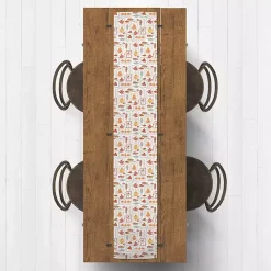 Clearance Autumn Patchwork Table Runner, 90 in. Fall