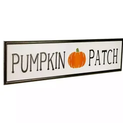 Autumn Pumpkin Patch Metal Wall Plaque Fall