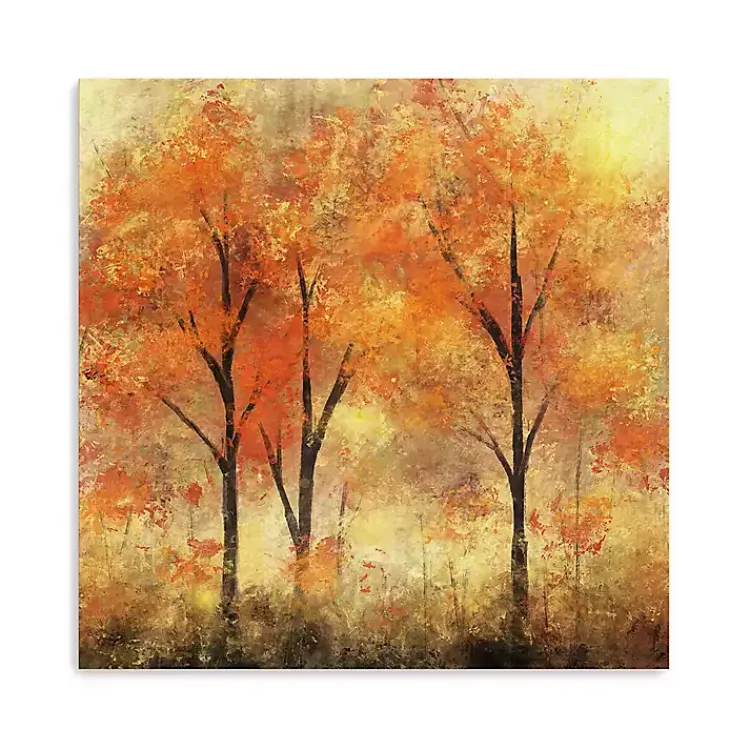 Discount Autumn Trees Canvas Art Print, 40x40 in. Fall
