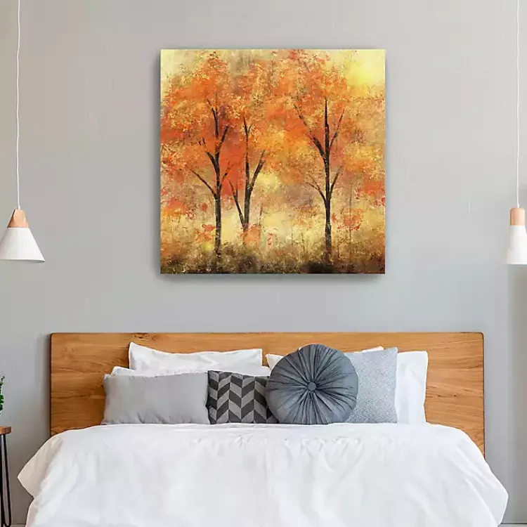 Discount Autumn Trees Canvas Art Print, 40x40 in. Fall