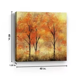 Discount Autumn Trees Canvas Art Print, 40x40 in. Fall