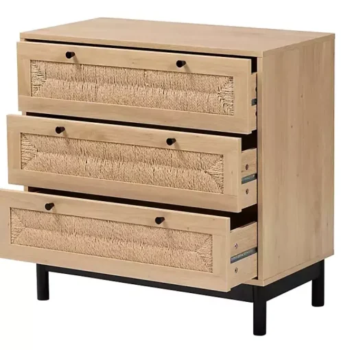 Kirklands Home Cabinets & Sideboards|Ava Light 3-Drawer Cabinet Brown