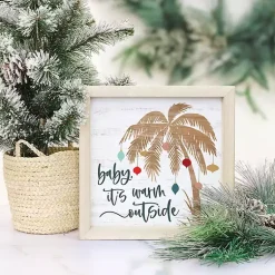 Sale Baby It's Warm Outside Wall Plaque Christmas Art & Wall Decor