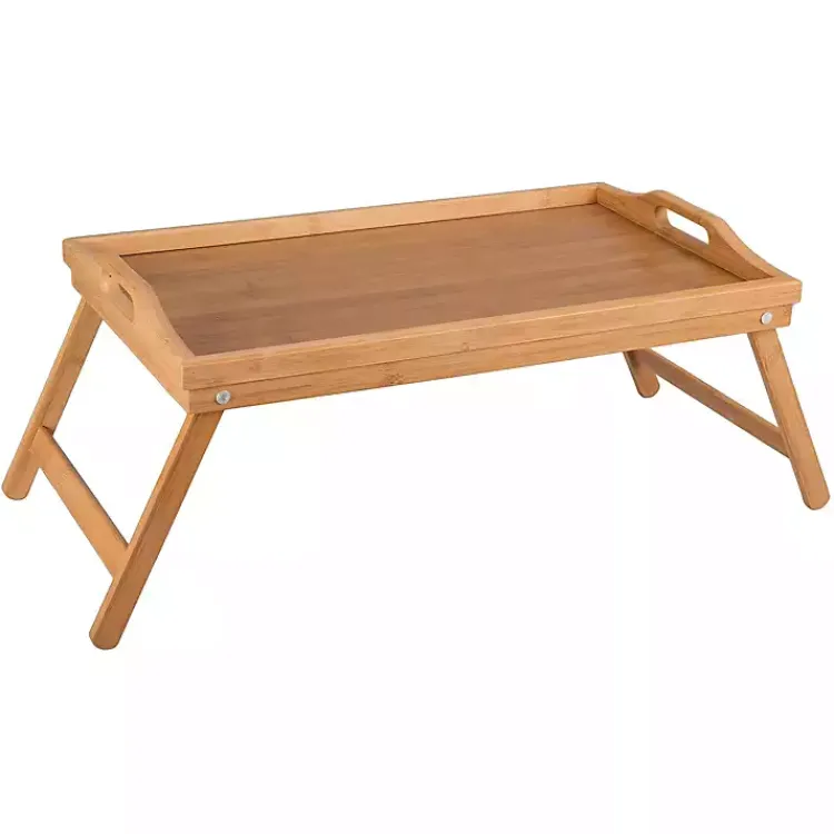 Kirklands Home Serving & Entertaining|Bamboo Folding Tray Tan