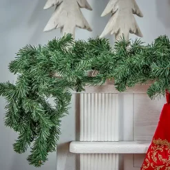 Basalm Pine Christmas Garland, Set of 2 Christmas Arrangements & Garland