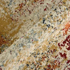 Kirklands Home Area Rugs|Bastia Ivory Orange Area Rug, 5x7 Multi