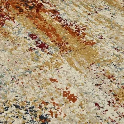 Kirklands Home Area Rugs|Bastia Ivory Orange Area Rug, 5x7 Multi